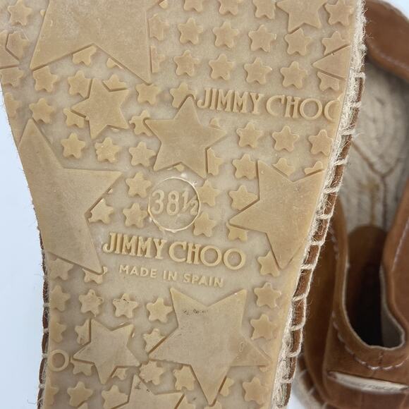 Jimmy Choo brown suede espadrille loafers - Picture 4 of 12